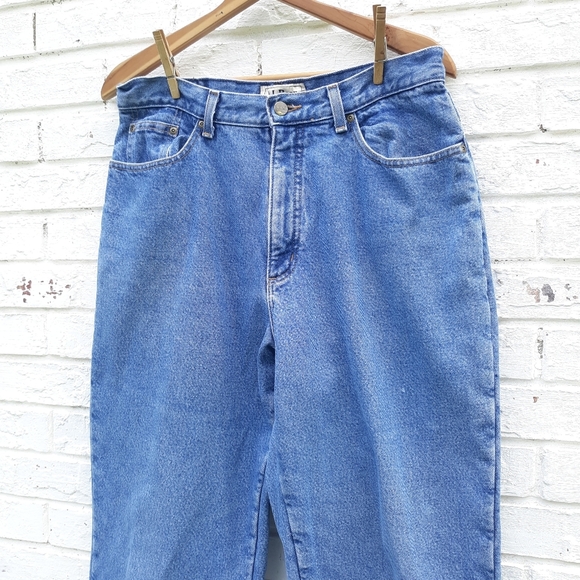 Vintage L.L. Bean Fleece Lined Jeans 14 M/T - Picture 3 of 10